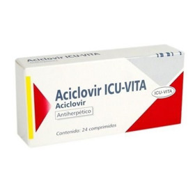 Imagen de ACICLOVITA ACICLOVIR ICU VITA 200 mg [24 comp.]
