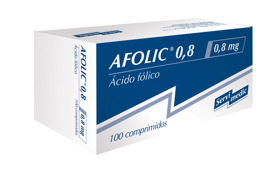 Imagen de AFOLIC  0,8 0,8 mg [100 comp.]
