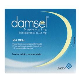 Imagen de DAMSEL 3+0.03 mg [28 comp.]