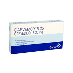 Imagen de CARVEMOX  6.25 6,25 mg [30 comp.]