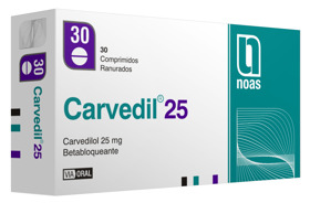 Imagen de CARVEDIL 25 25 mg [30 comp.]