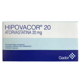 Imagen de HIPOVACOR 20 20 mg [30 comp.]