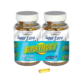 Imagen de SUPER EXTRA OMEGA 3 SERVIMEDIC PACK 30+30 1000 mg [60 cap.]