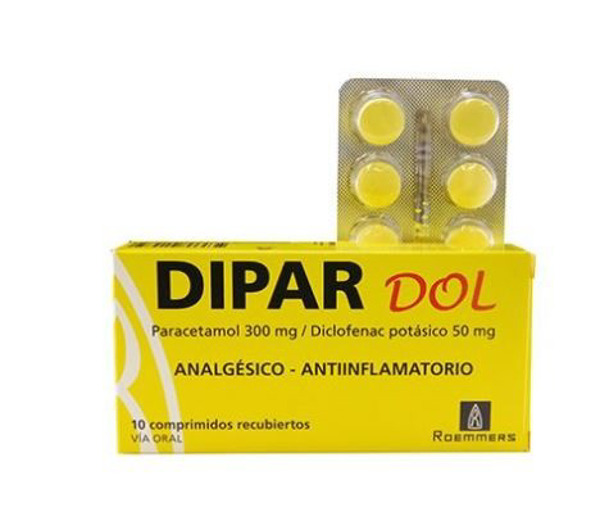 Imagen de DIPAR DOL 300+50mg [10 comp.]