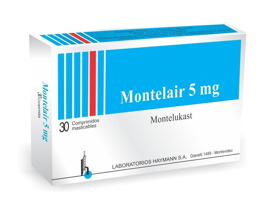 Imagen de MONTELAIR  5 MASTICABLE 5 mg [30 comp.]