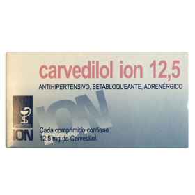 Imagen de CARVEDILOL ION 12.5 12,5 mg [30 comp.]