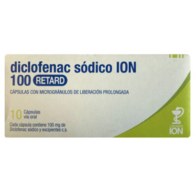 Imagen de DICLOFENAC ION 100 RETARD 100 mg [10 cap.]