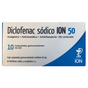 Imagen de DICLOFENAC ION  50 50 mg [10 comp.]