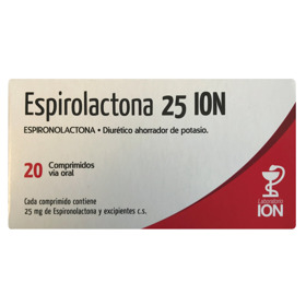 Imagen de ESPIROLACTONA ION  25 25 mg [20 comp.]