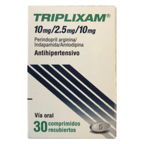 Imagen de TRIPLIXAM 10/2.5/10 10 mg+2,5 mg+10 mg [30 comp.]