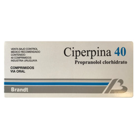 Imagen de CIPERPINA 40 40 mg [40 tab.]