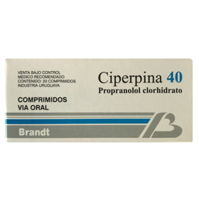 Imagen de CIPERPINA 40 40 mg [20 tab.]