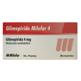 Imagen de GLIMEPIRIDA MILEFAR 4 4 mg [30 comp.]