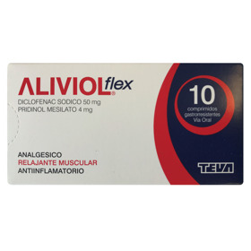 Imagen de ALIVIOL FLEX 50+4mg [10 comp.]