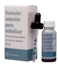 Imagen de VENTOLIN SOLUCION PARA NEBULIZAR 0,5 % [20 ml]