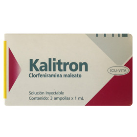 Imagen de KALITRON INYECTABLE 10 mg [3 amp.]