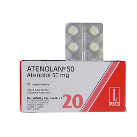 Imagen de ATENOLAN  50 50 mg [20 comp.]