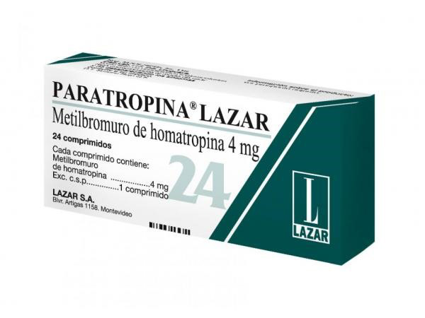 Imagen de PARATROPINA 4 mg [24 comp.]