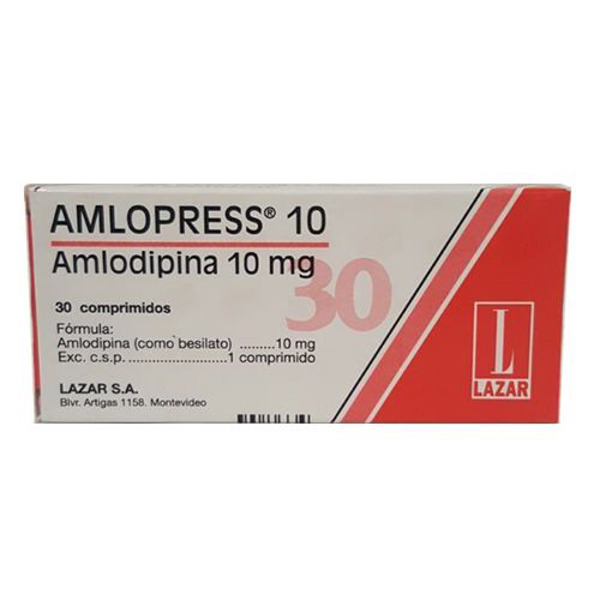 Imagen de AMLOPRESS 10 10 mg [30 comp.]