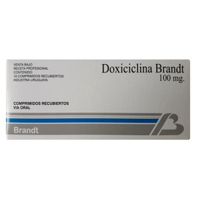 Imagen de DOXICICLINA BRANDT 100 mg [16 comp.]