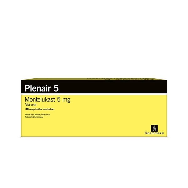 Imagen de PLENAIR 5 MASTICABLE 5 mg [30 comp.]
