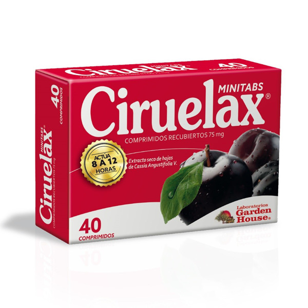 Imagen de CIRUELAX  MINITABS 75 mg [40 comp.]