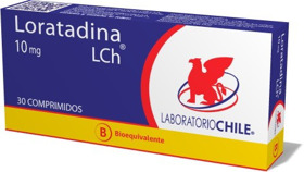 Imagen de LORATADINA CHILE 10 mg [30 comp.]