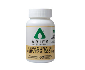 Imagen de ABIES LEVADURA DE CERVEZA 300 mg [60 cap.]