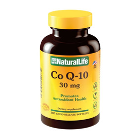 Imagen de NATURAL LIFE COENZIMA Q 10 30 mg [100 cap.]