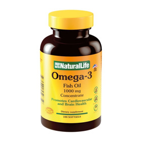 Imagen de NATURAL LIFE OMEGA 3 FISH OIL 1000 mg [100 tab.]