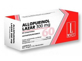Imagen de ALLOPURINOL LAZAR 300 300 mg [60 comp.]