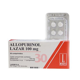 Imagen de ALLOPURINOL LAZAR 100 100 mg [30 comp.]