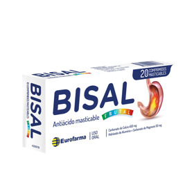 Imagen de BISAL FRUTAL 450 mg [20 comp.]