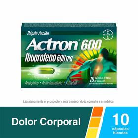 Imagen de ACTRON 600 RAPIDA ACCION 600 mg [10 cap.]