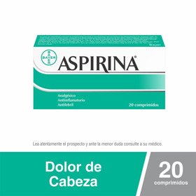Imagen de ASPIRINA CAJA 500 mg [20 comp.]