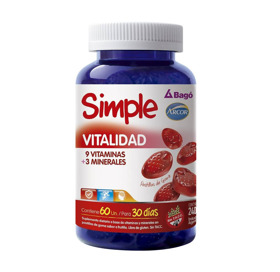 Imagen de SIMPLE VITALIDAD 60 pastillas