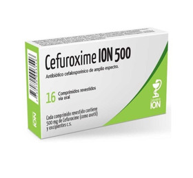 Imagen de CEFUROXIME ION 500 500 mg [16 comp.]