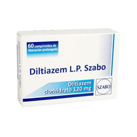 Imagen de DILTIAZEM SZABO LP 120 120 mg [60 comp.]