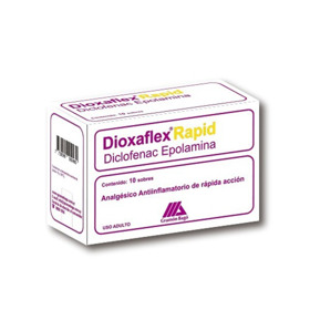 Imagen de DIOXAFLEX RAPID SOBRES 50 mg [10 sob.]