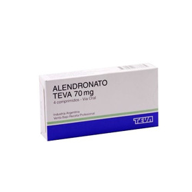 Imagen de ALENDRONATO TEVA 70 mg [4 comp.]