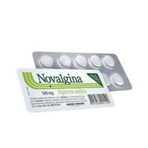 Imagen de NOVALGINA CAJA 500 mg [10 comp.]