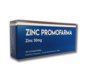 Imagen de ZINC PROMOFARMA 50 mg [30 comp.]
