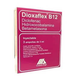 Imagen de DIOXAFLEX B12 INYECTABLE [3 amp.]