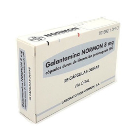 Imagen de GALANTAMINA NORMON LP 8 mg [28 cap.]