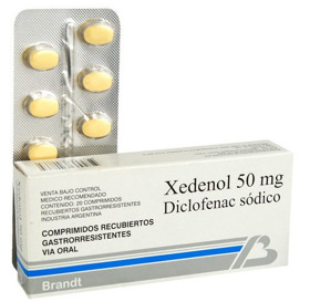 Imagen de XEDENOL  50 50 mg [10 comp.]