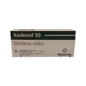 Imagen de XEDENOL  50 50 mg [20 comp.]