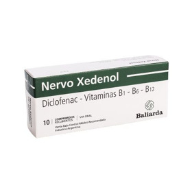 Imagen de NERVO XEDENOL 50 mg [10 comp.]