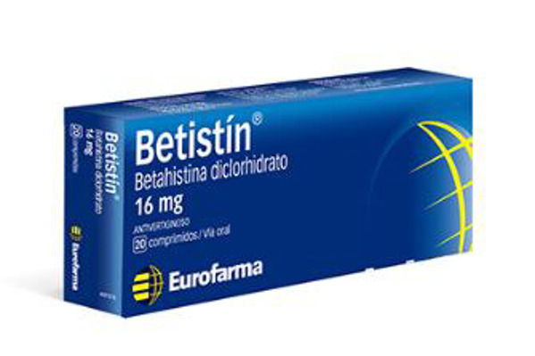 Imagen de BETISTIN 16 16 mg [60 comp.]