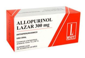 Imagen de ALLOPURINOL LAZAR 300 300 mg [30 comp.]