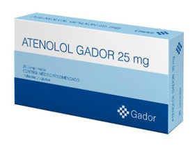 Imagen de ATENOLOL GADOR  25 25 mg [30 comp.]